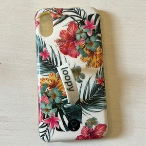 iPhone X floral loopy case